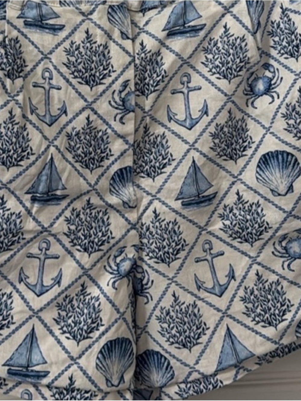 Nautical Blue & White Shorts - Picture 2 of 3